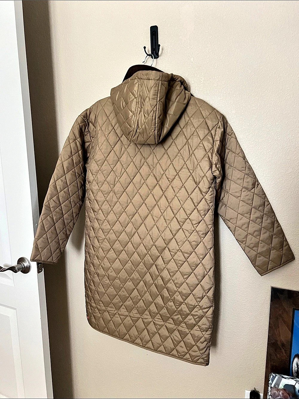 Hunter Original Lightweight Quilted Field Jacket Brown-size small NWT - Picture 4 of 6